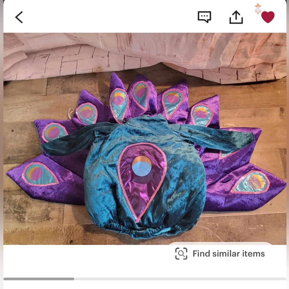 CAN SHIP FOR HALLOWEEN! 🎃 Princess paradise 6-12m peacock costume
Halloween